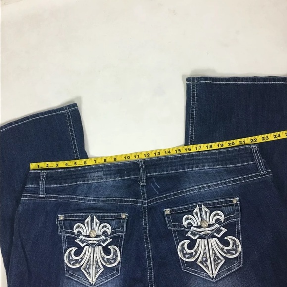 Zanadi Women's Pants Plus Size 24 Embellished - Picture 5 of 7